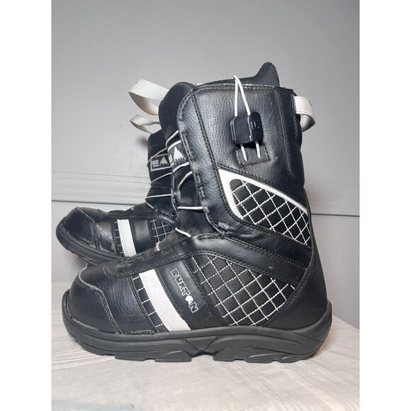 Burton Ruler Smalls Black Snowboard Boots Youth Size US 7 / EU 40 Boa - Picture 1 of 6